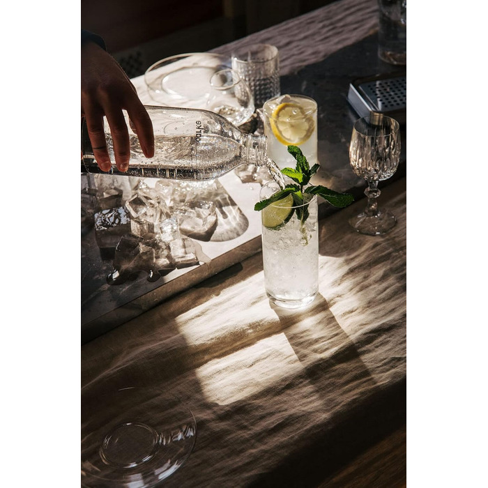 Пластикова пляшка 0,8 л для апарату газування води Carbonator 3, набір 2 предмети Aarke