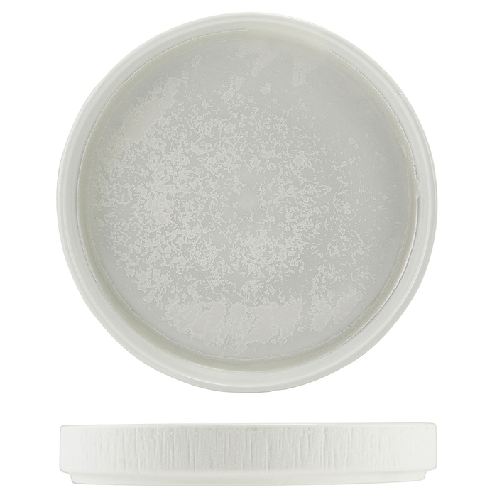 Тарелка презентационная 18*2.7 см с вертикальным бортом, Incise Porcelain Lucine, GenWare