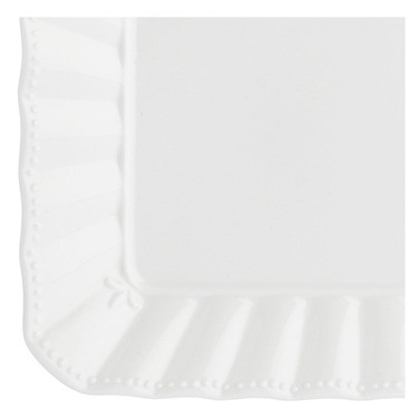 Блюдо сервировочное прямоугольное La Porcellana Bianca DUCALE, фарфор, 20 х 13 см