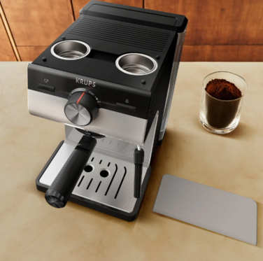 Кофеварка эспрессо Krups XP381810 OPIO GREY (7076116)