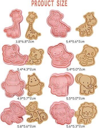 Набір формочок для печива WishesMar Різдвяний пряниковий будиночок, 18 шт. , формочки для печива, 3D мультяшна формочка для печива на зиму, свята - форми для печива з нержавіючої сталі для випічки, самостійного виготовлення, святкового декору (набір формо