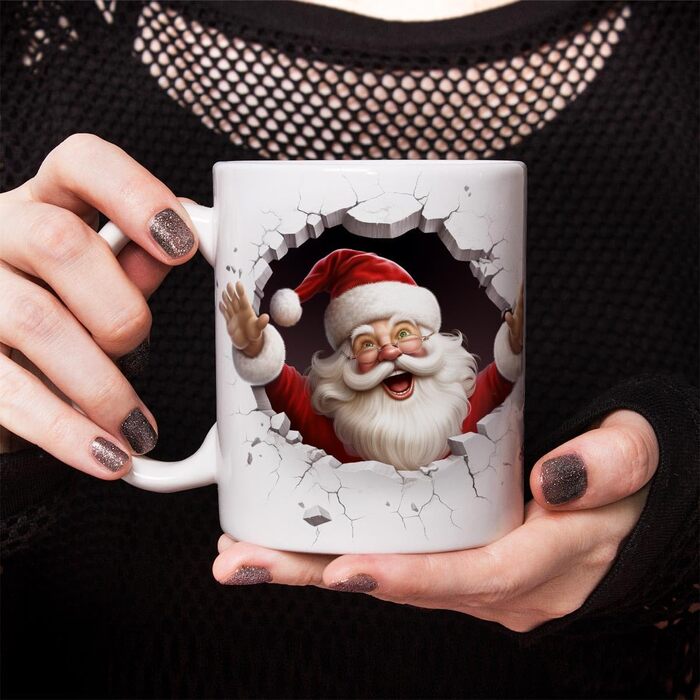 Рождественская кружка с Санта-Клаусом 330 мл. TRIOSK