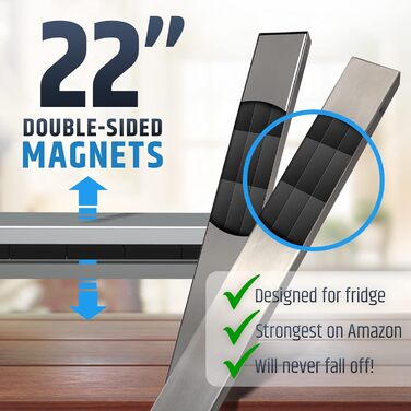 Преміальний 61-сантиметровий магнітно-смуговий ніж для стіни HMmagnets