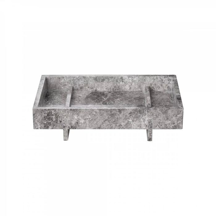 Піднос мармуровий, 30 x 18 x 7,5 см сірий Abento Blomus