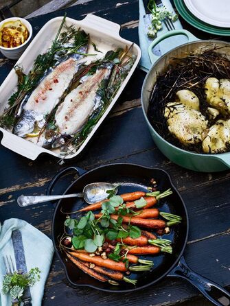 Сковорода чавунна 23 см, чорна Le Creuset