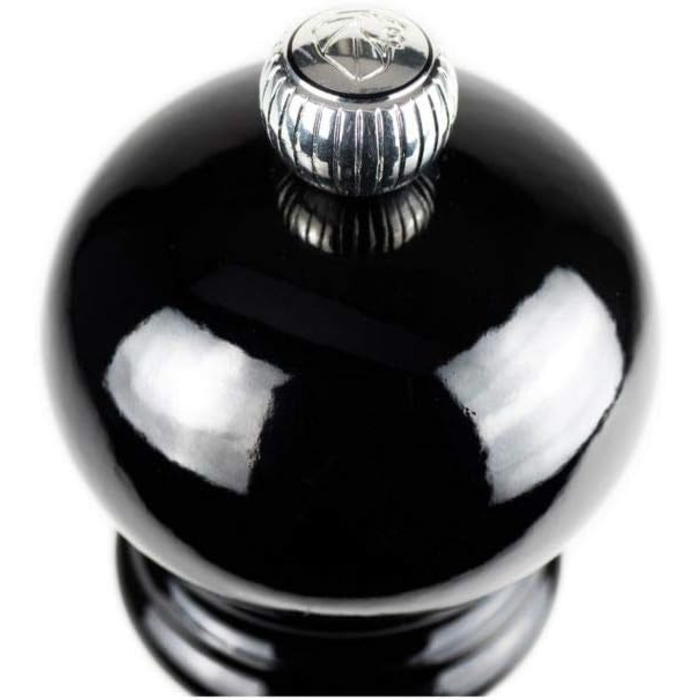 Млин для перцю Paris u'Select 40 см - 6 попередньо встановлених помелів - Виготовлений з деревини, сертифікованої PEFC - Французьке ноу-хау - Чорний лакований Pepper Mill Black лакований