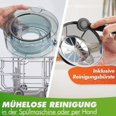 Соковижималка для фруктів та овочей 800 Вт Nutrilovers