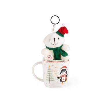 Набір Fissman з кружки 350 мл та іграшки порцеляна (14046)