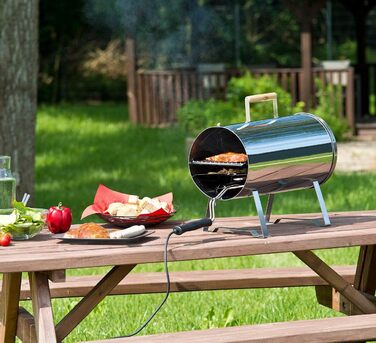 Електрична коптильня  до 250 °C, 1100 Вт, 25 x 25 x 46 см Rosenstein & Söhne