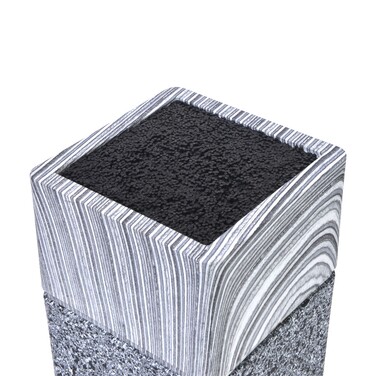 Подставка для кухонных ножей и ножниц Fissman 11x11x23см ГРАФИТ (2877)