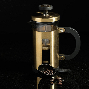 Френч-прес для кави CreativeTops Pisa, золота, 350 мл