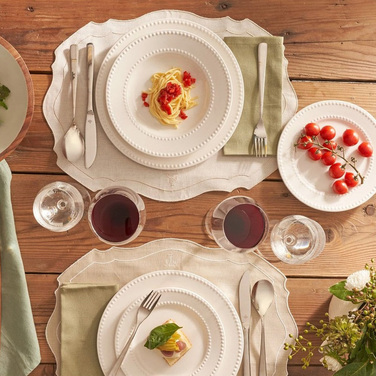 Чашка для чаю з блюдцем La Porcellana Bianca COLLINA, порцеляна, 350 мл