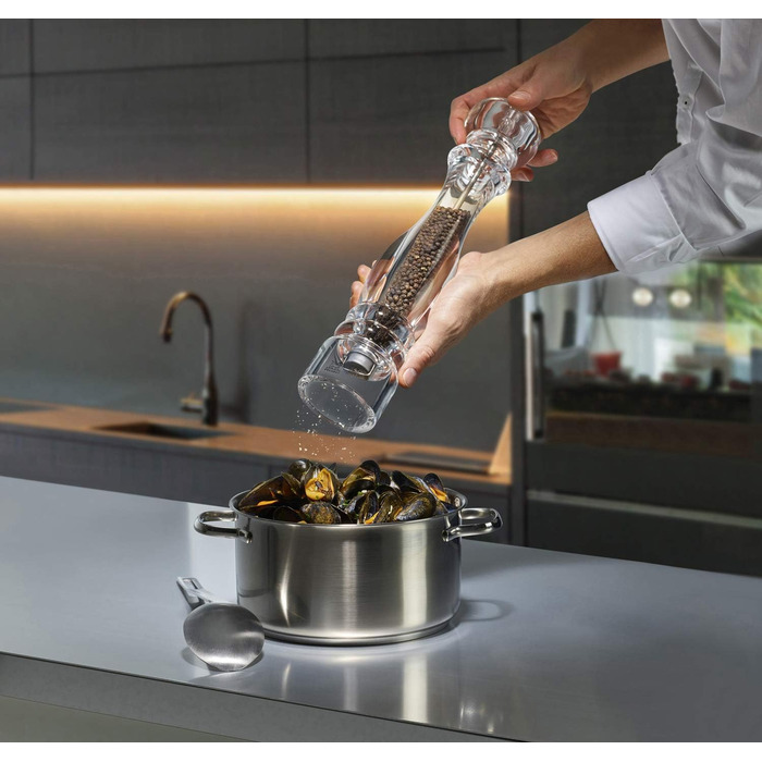 Прозрачный (18 см, мельница для перца), 900822/SME Nancy Acrylic, 6 x 6 x