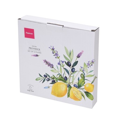 Набір з 2-х тарілок Fissman 26 см PROVENCE порцеляна (13619)