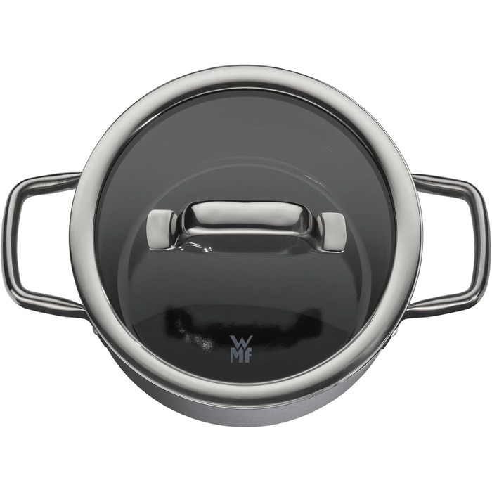 Набор кастрюль со стеклянными крышками, 6 предметов серые Fusiontec Mineral WMF