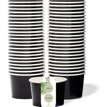 Набір паперові стаканчики для морозива 50 шт. 240 мл DeinPack