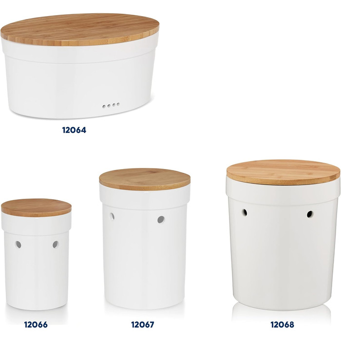 Хлібниця керамічна біла kela