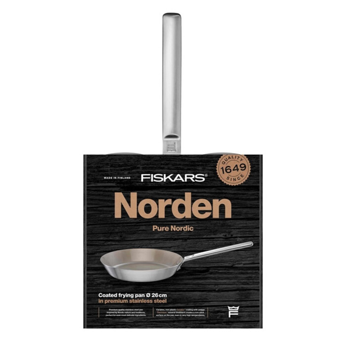 Сковорода Fiskars Norden 26 см з мінеральним покриттям (1067632)