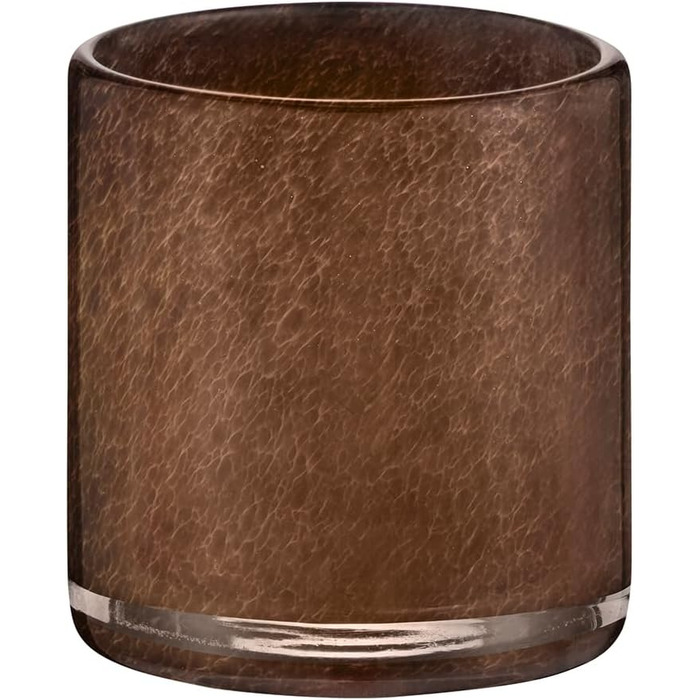 Свічник скляний, розмір L, 15 x 16 см коричневий SAGA Blomus