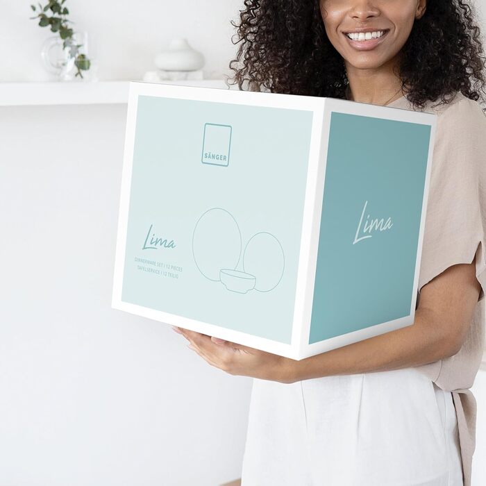 Набір тарілок на 4 персони, 12 предметів Lima Sänger