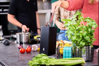 Набір ножів з дерев'яним блоком, 6 предметів Basic Line Rosle