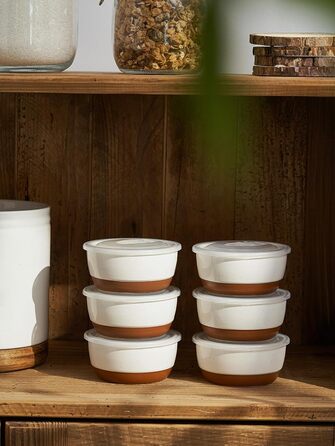 Формочки фарфоровые, 237 мл, жаропрочные, для суфле крем-брюле, формочки для выпечки, миски, набор из 6 шт., мореная глазурь