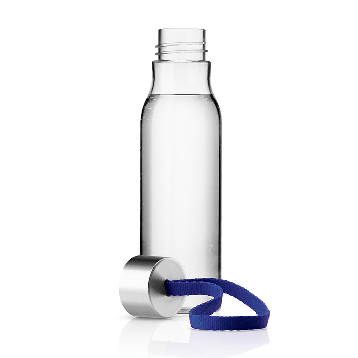 Пляшка 0,5 л прозора / синя Trinkflasche Eva Solo
