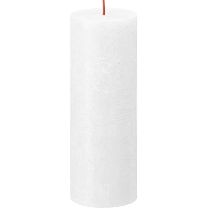 Свічки Bolsius Rustic Pillar - Оливково-зелені - Набір з 4 шт. - Декоративні побутові свічки - Час горіння 60 годин - Без запаху - Натуральний рослинний віск - Без пальмової олії - Оливково-зелені (19 x 7 см, Білі)