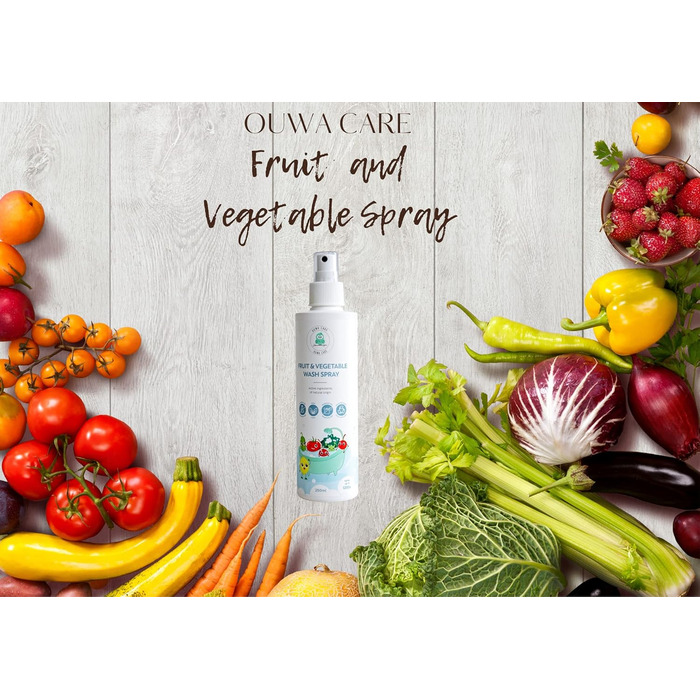 Натуральний спрей для миття овочів та фруктів без фосфатів 250 мл OliveBird