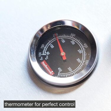 Електрична коптильня для теплого копчення 25,5 х 50,25 х 40,5 см barbecook