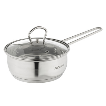 ARDESTO Gemini Bari Ведро, стеклянная крышка, 0,8 л, нержавеющая сталь