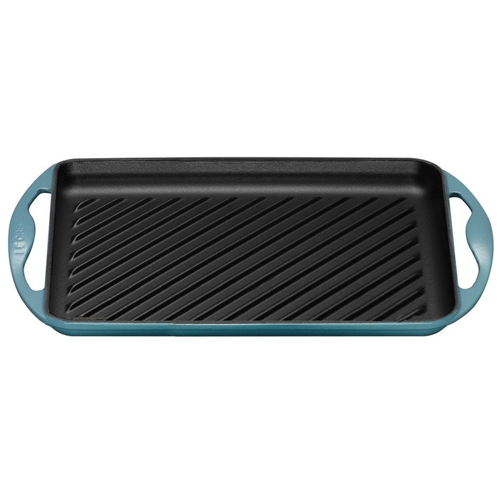 Сковорода гриль прямокутна 32 см, бірюзовий Le Creuset