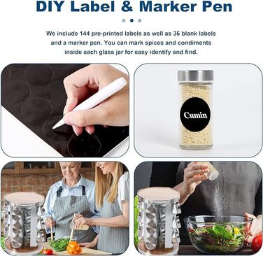 Карусель для 12 банок спецій Manfâ