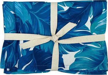 Різдвяні кухонні рушники Ragged Rose, бавовняні (один розмір, сині)