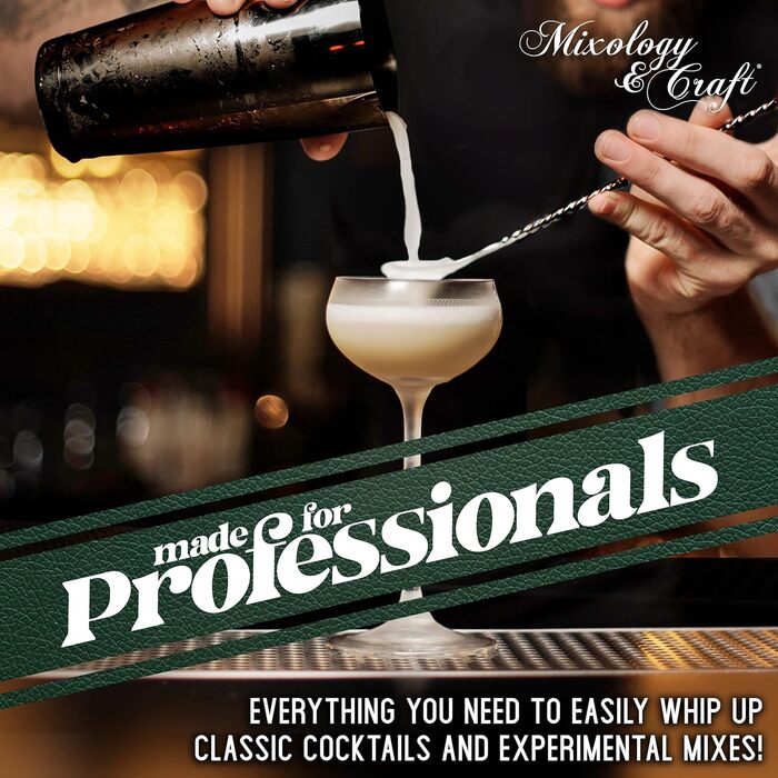 Коктейльний набір з 10 предметів Mixology & Craft