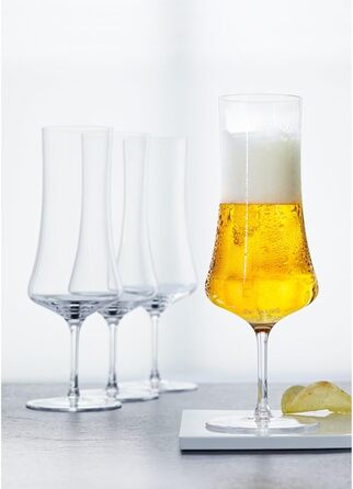 Набір для мартіні з 4 предметів, кришталевий келих, 260 мл, Willsberger Anniversary, 1416150 (пивні тюльпани)