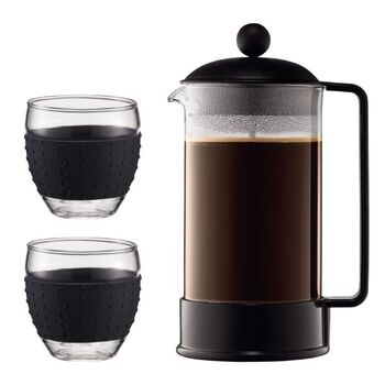 Френч-прес і 2 склянки Brazil Bodum