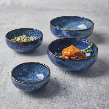 Салатник 600мл, 14.5 см, Terra Porcelain Aqua Blue, GenWare