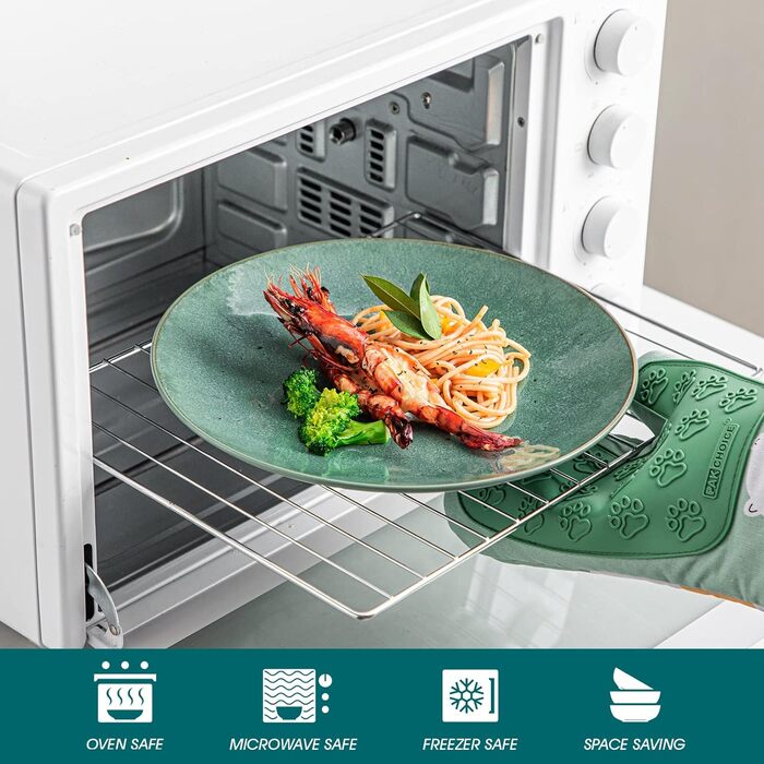 Столовий сервіз з керамограніту, комбінований сервіз vancasso з 32 предметів Карст з фаянсу, набір посуду у вінтажному вигляді на 4-12 осіб (Karst-g, посуд на 4 особи)