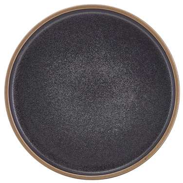 Тарелка презентационная 18*2.3 см с низким вертикальным бортом, Kava Black Stoneware, GenWare