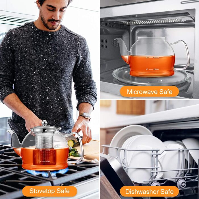 Чайник 1,2 л з ситечною вставкою STNTUS