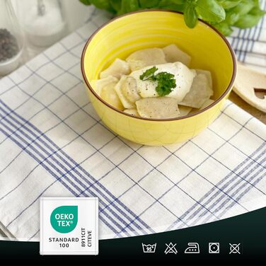 Набір кухонних рушників з 20 предметів 50 x 70 см, синій ZOLLNER