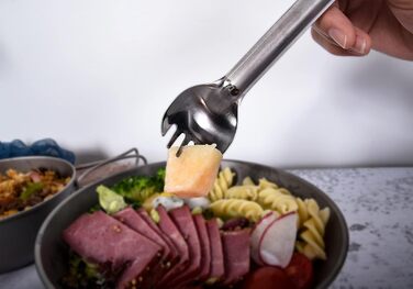 Титановая ложка с длинной ручкой 2 шт. iBasingo