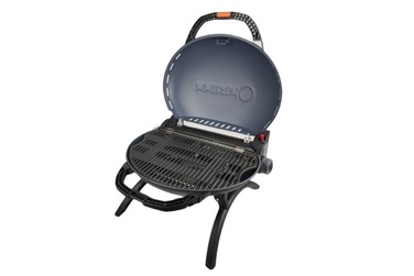 КОМПЛЕКТ Портативний переносний газовий гриль O-GRILL 600T, срібло + шланг в подарунок! Код: 011681