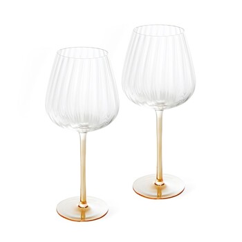 Набір з 2-х бокалів Fissman для білого вина 330 мл скло (19056)