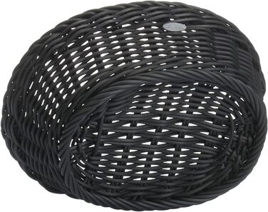 Багатоцільовий кошик 32 x 23 x 7 см, синтетичне волокно, (чорний, маленький) Saleen