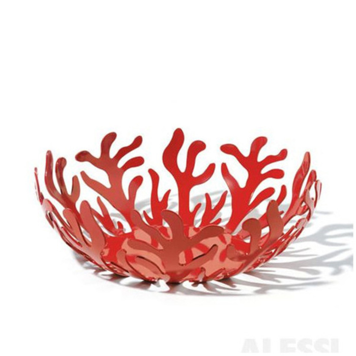 Ваза для фруктов 25 х 9 см красная Mediterraneo Alessi