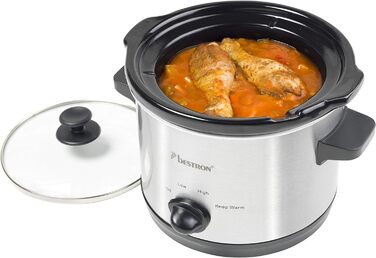 Мультиварка с керамической сковородой и стеклянной крышкой, 1,5 литра Bestron