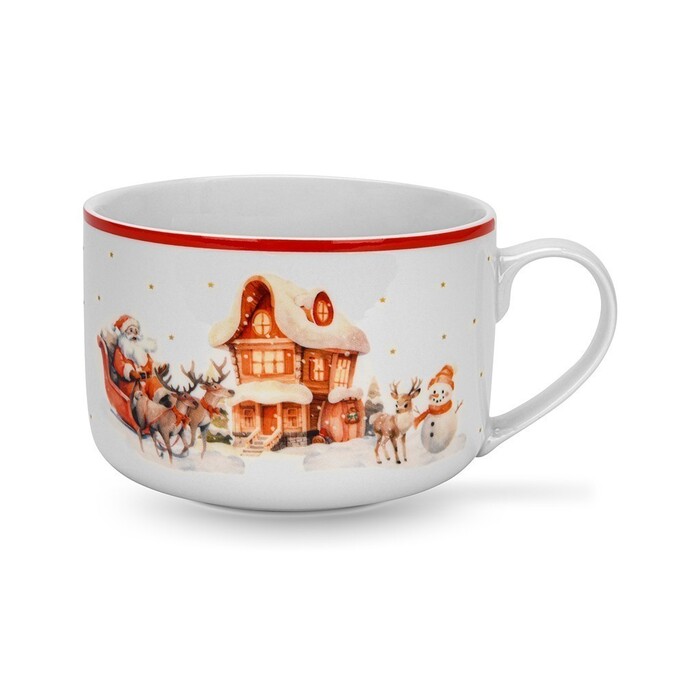 Кружка Fissman 700 мл NEW YEAR фарфор (13763)