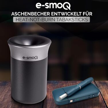Попільничка для тютюнових стіків з кришкою e-smoQ